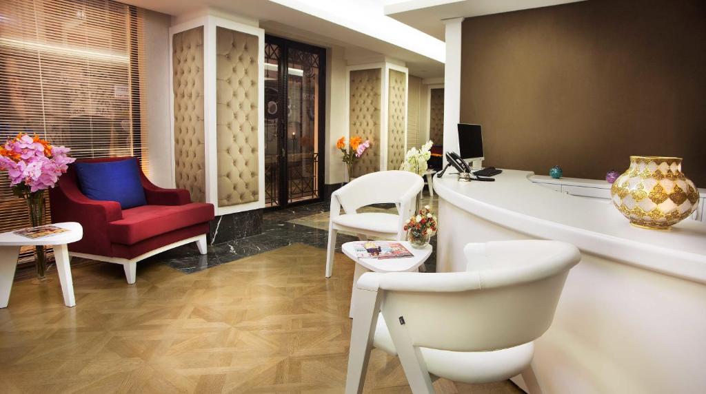 Posezení v ubytování Astan Hotel Galata