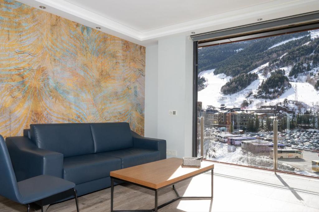 Nespecifikovaný výhled na hory nebo výhled na hory při pohledu z apartmánu