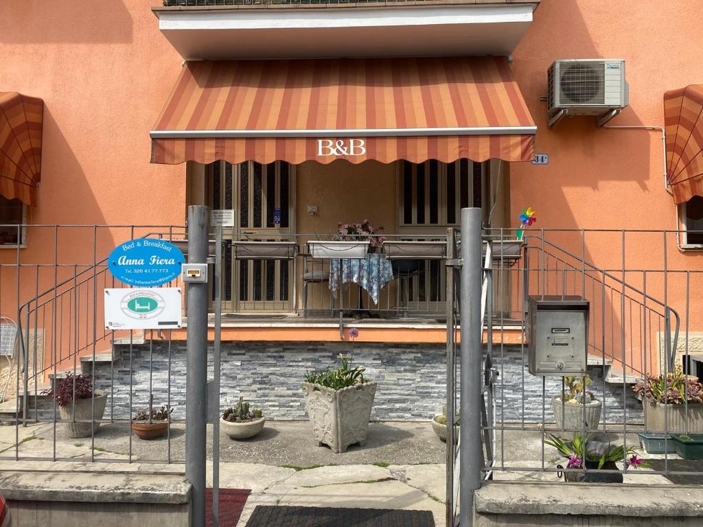 Balkón nebo terasa v ubytování B&B Anna Fiera