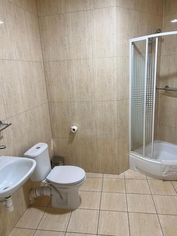 Kúpeľňa v ubytovaní Rodos