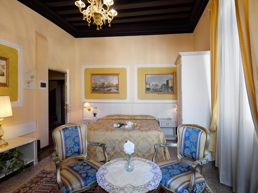 Posezení v ubytování Hotel Corte dei Greci