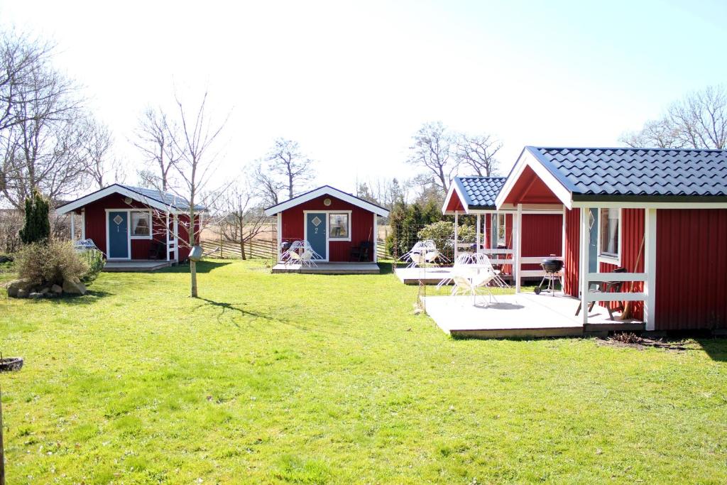 Zahrada ubytování B&B Olsegården