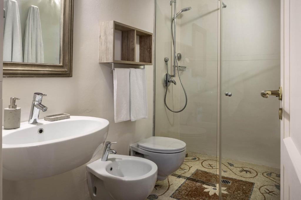Koupelna v ubytování Boutique Hotel Solaz