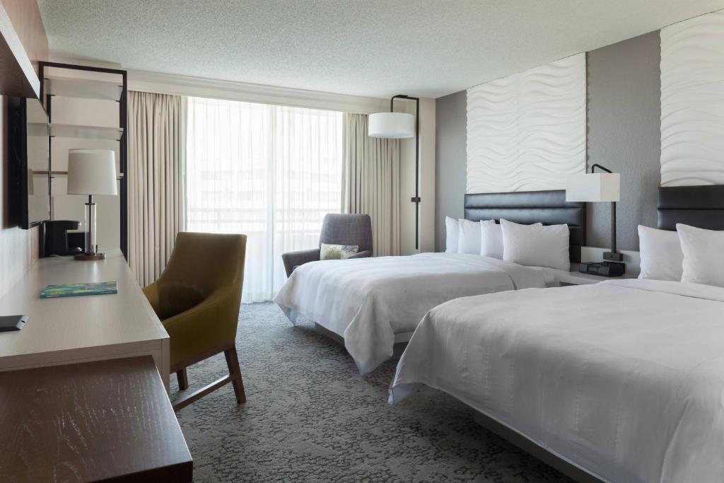 Fort Lauderdale Marriott North - Livello Di Portineria, Camera Per Gli Ospiti, 2 Regina, Piano Alto