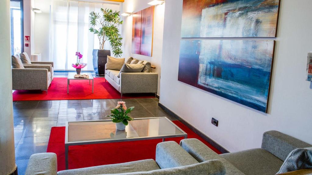Posezení v ubytování Hotel Gallia