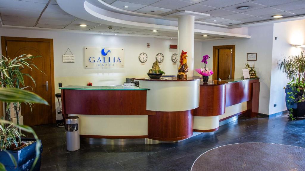 Vstupní hala nebo recepce v ubytování Hotel Gallia