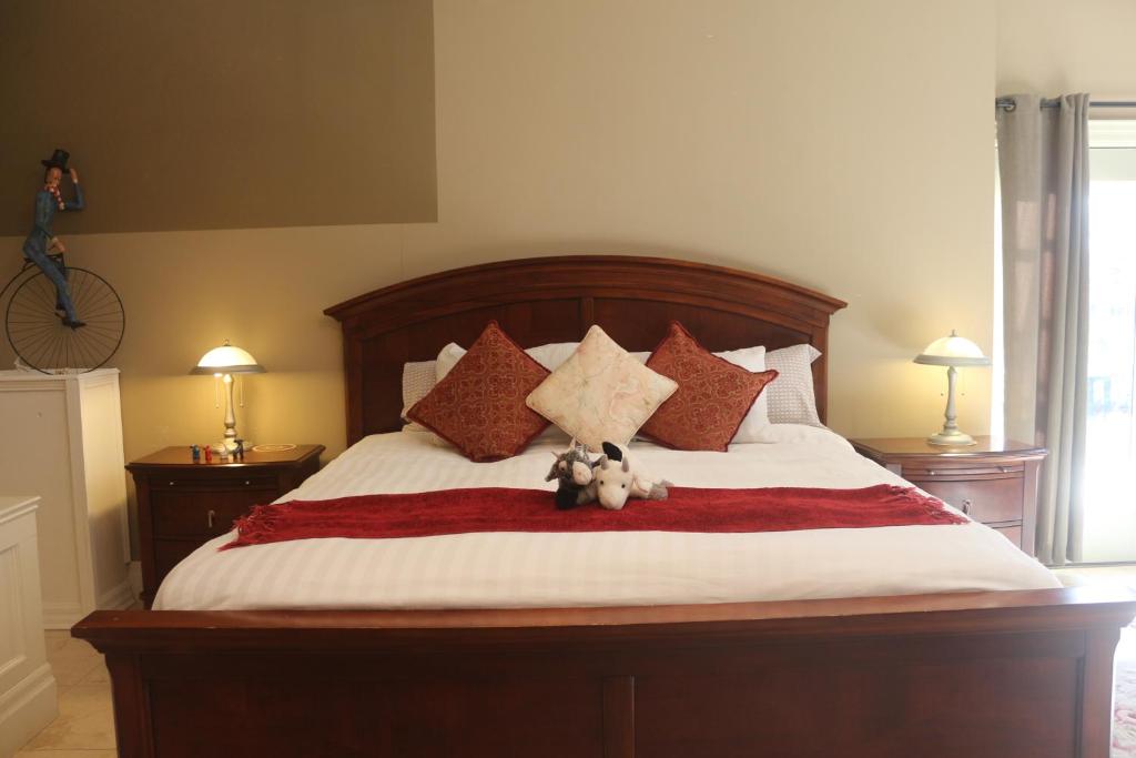 Posteľ alebo postele v izbe v ubytovaní Farmhouse Suite