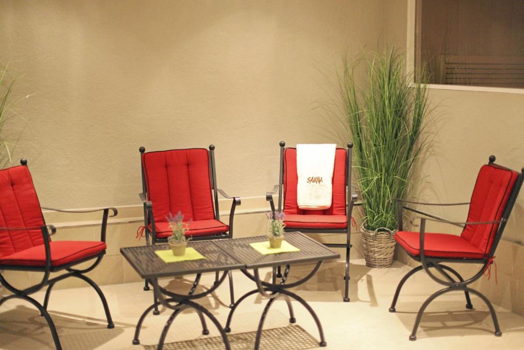 Posezení v ubytování Hotel Palatina "Hotel-Restaurant"
