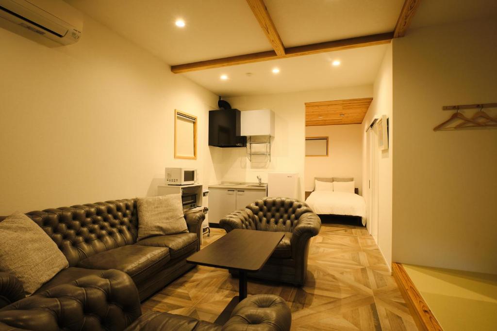 Posezení v ubytování Rush Awaji - Seaside Holiday Home - Self Check-In Only