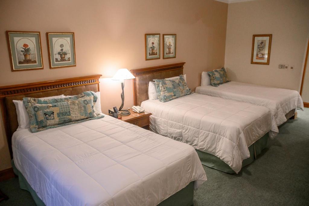 Postel nebo postele na pokoji v ubytování Granados Park Hotel