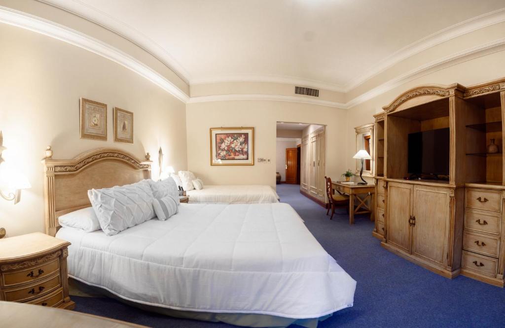 Postel nebo postele na pokoji v ubytování Granados Park Hotel