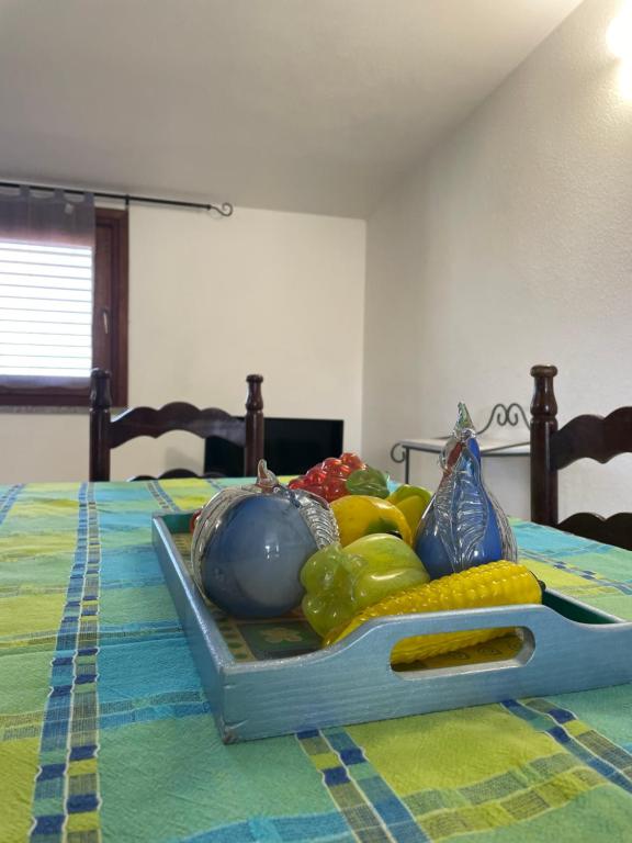 Łóżko lub łóżka w pokoju w obiekcie La casa di Tonia