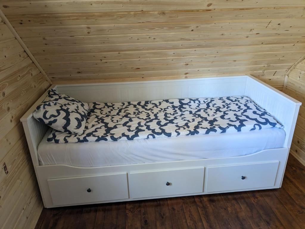 Posteľ alebo postele v izbe v ubytovaní Lucky house Borsk