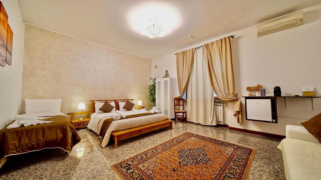 Postel nebo postele na pokoji v ubytování Vitti's Home Verona