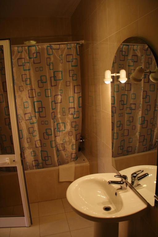 Koupelna v ubytování Hotel Lazareto