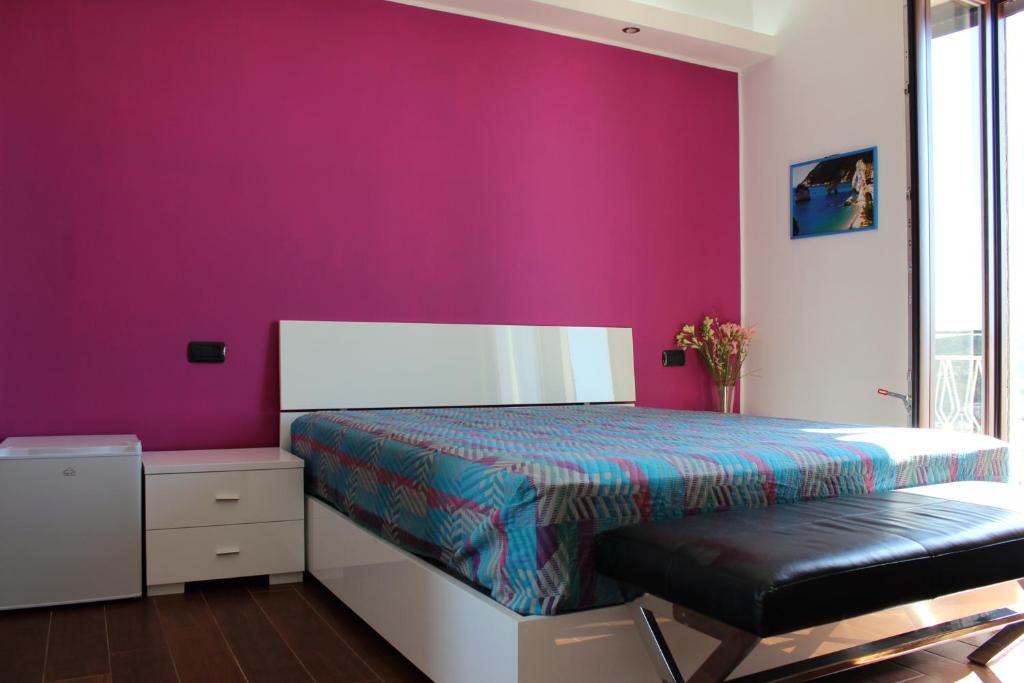 Postel nebo postele na pokoji v ubytování B&B Casa Camasso
