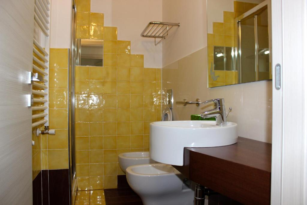 Koupelna v ubytování B&B Casa Camasso
