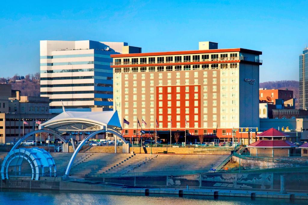 a view of a city with a large building at Four Points by Sheraton Charleston in Charleston