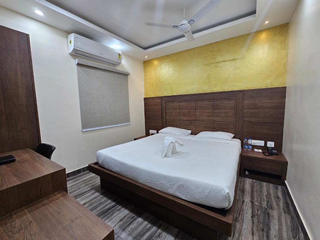 Postel nebo postele na pokoji v ubytování Hotel Starway