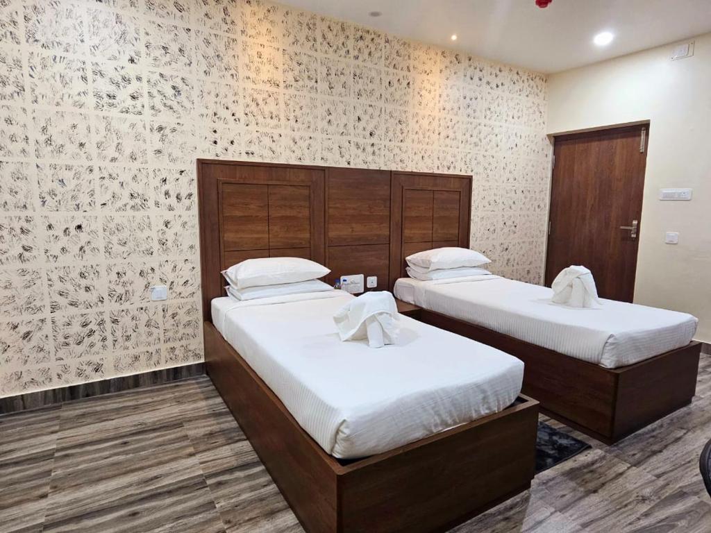 Postel nebo postele na pokoji v ubytování Hotel Starway