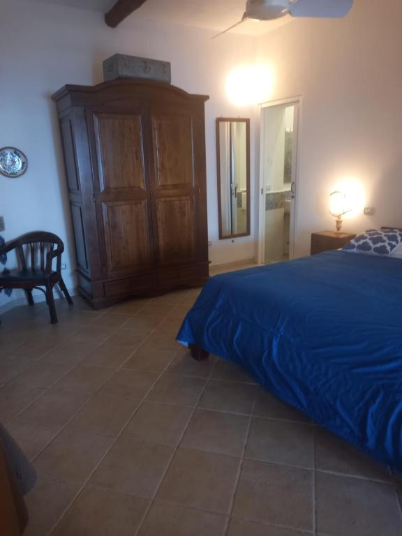 Villa Anna Salina - テラス付きのトリプルルーム