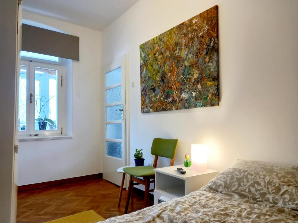 Łóżko lub łóżka w pokoju w obiekcie Apartment Punta