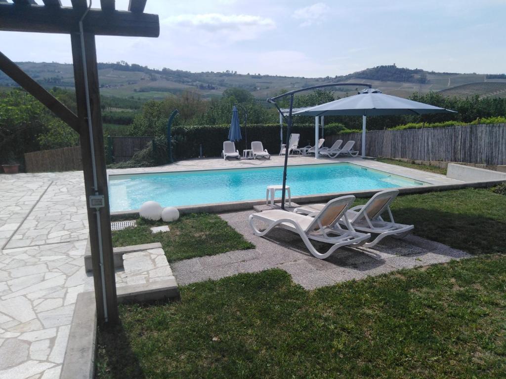The swimming pool at or close to Casa Molly