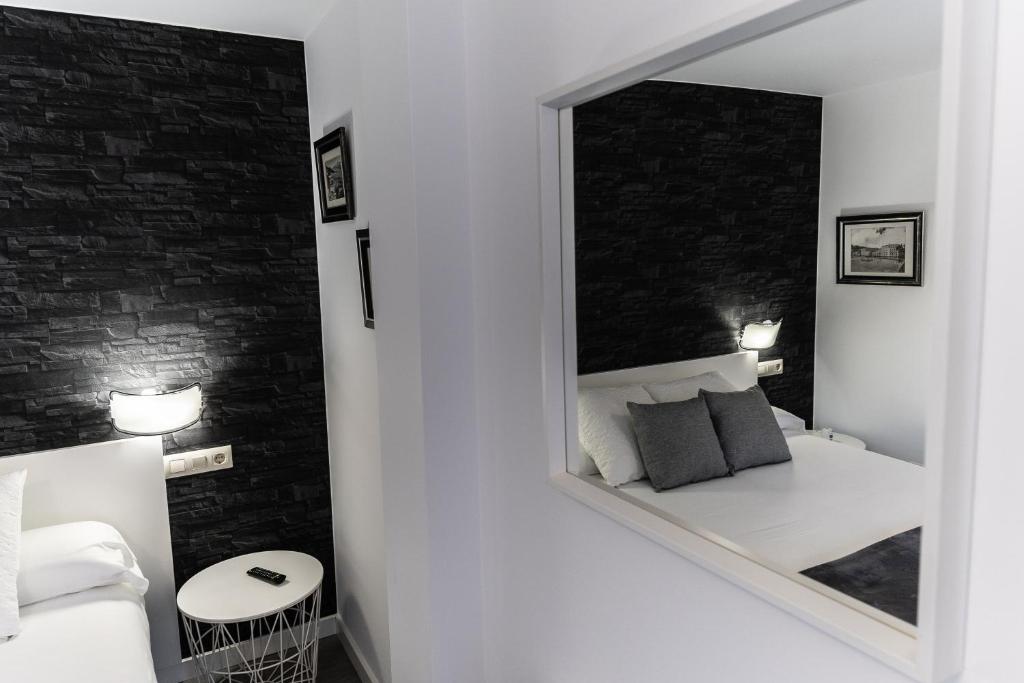 Cama o camas de una habitación en Casa da Vasca