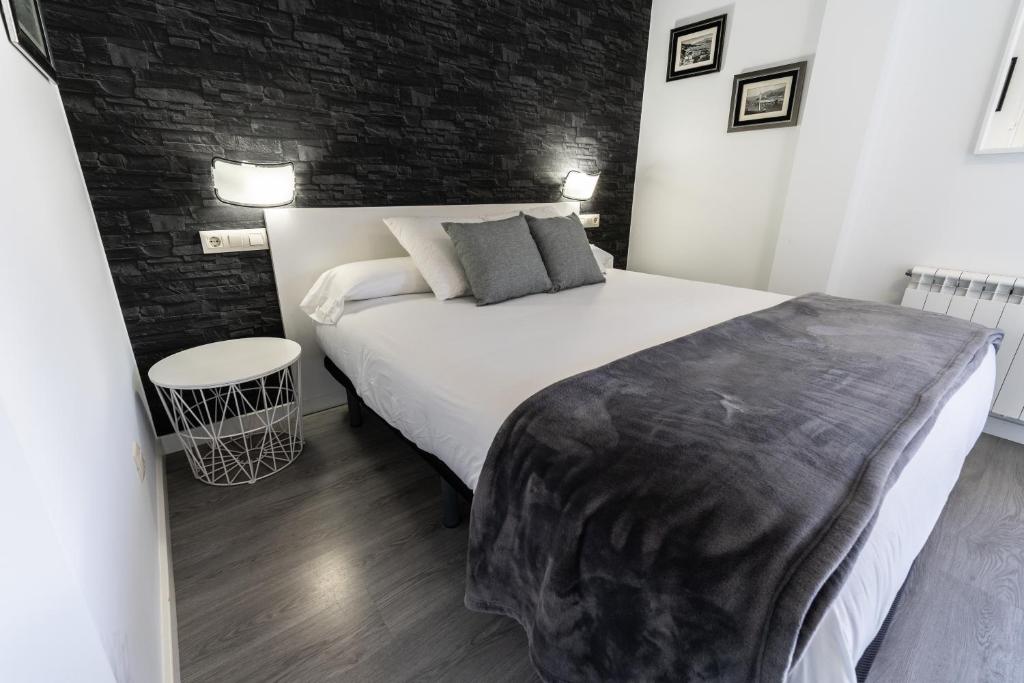 Cama o camas de una habitación en Casa da Vasca