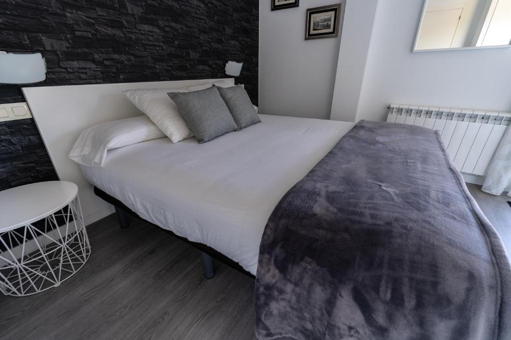 Cama o camas de una habitación en Casa da Vasca