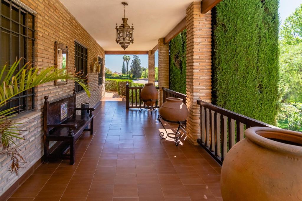 Balkón nebo terasa v ubytování Hotel Riad Arruzafa