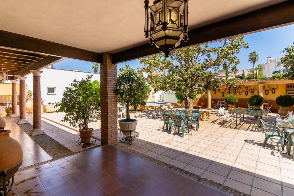 Balkón nebo terasa v ubytování Hotel Riad Arruzafa