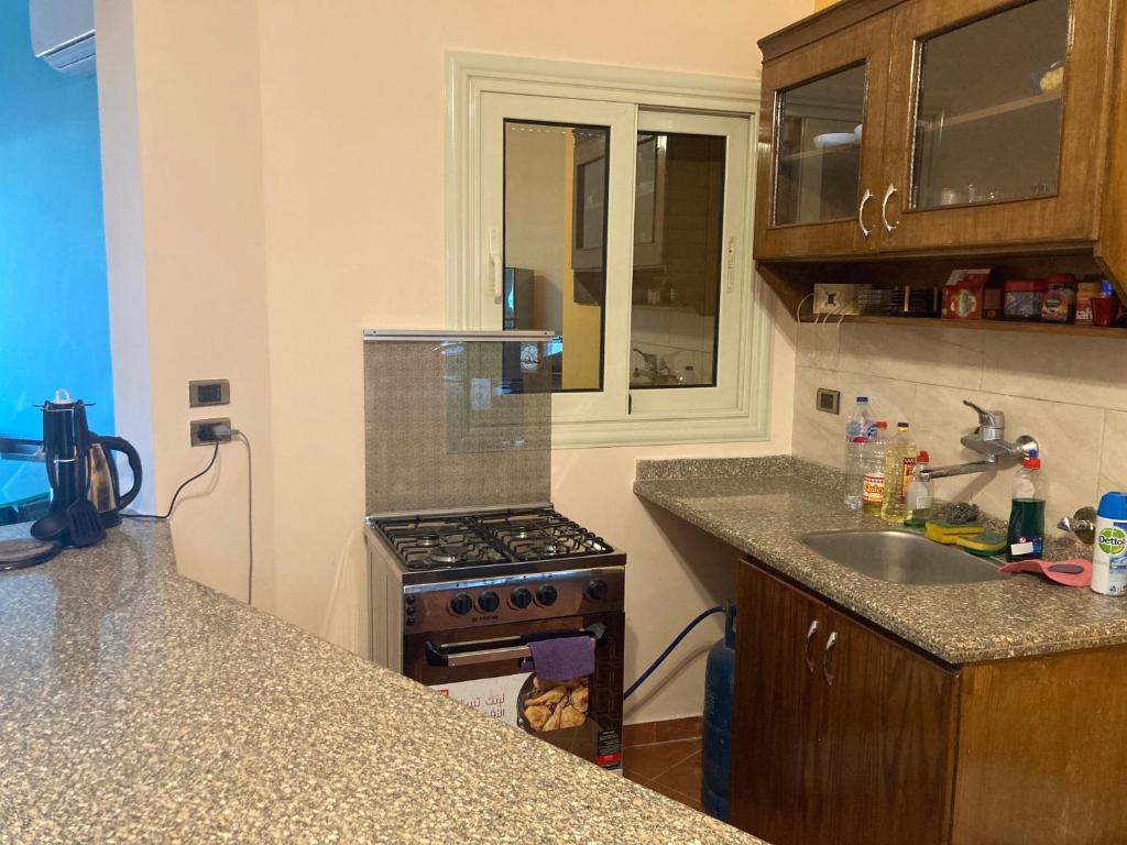 Kuchyň nebo kuchyňský kout v ubytování Maison sur plage