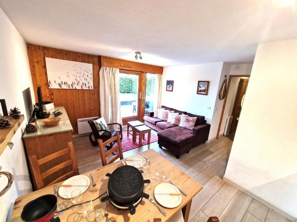 Część wypoczynkowa w obiekcie L'appart de Chacha 2ch,4pers Centre de Chamonix