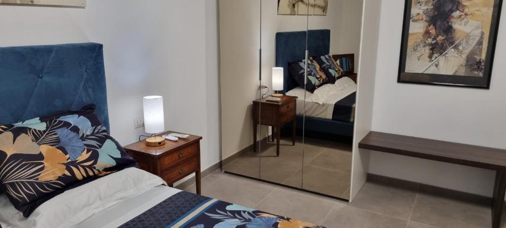 Postel nebo postele na pokoji v ubytování Oltre la Siepe Apartment