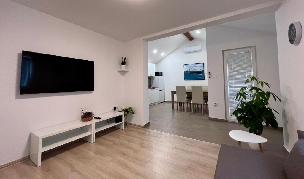 TV a/nebo společenská místnost v ubytování Apartment RIO