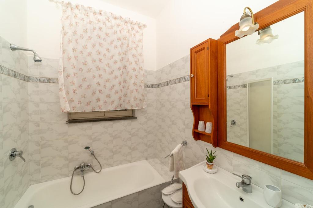 Koupelna v ubytování Le Nereidi B&B
