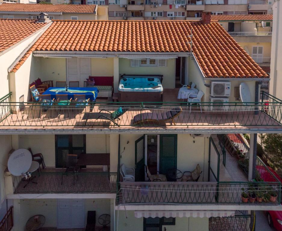 Balkón alebo terasa v ubytovaní Apartments Ribarević