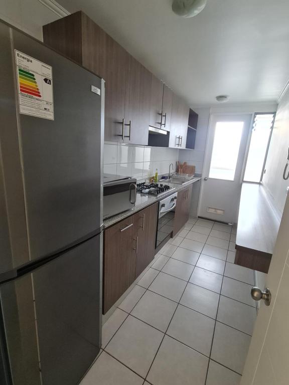 Kuchyň nebo kuchyňský kout v ubytování Apartamento Los Andes