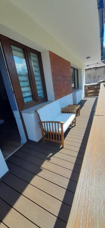 Balkón nebo terasa v ubytování Willa Rosa-apartamenty z prywatną sauną