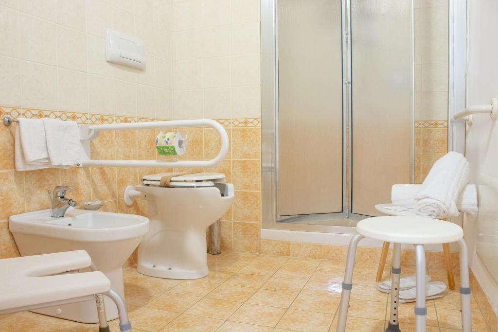 Koupelna v ubytování Porta delle Botteghelle