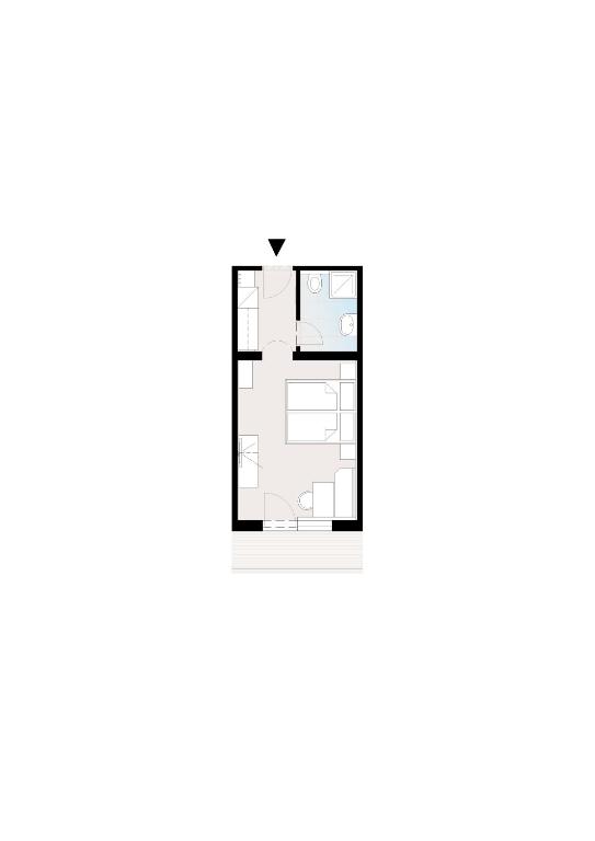 Půdorys ubytování Hotel Garni Apart TINA