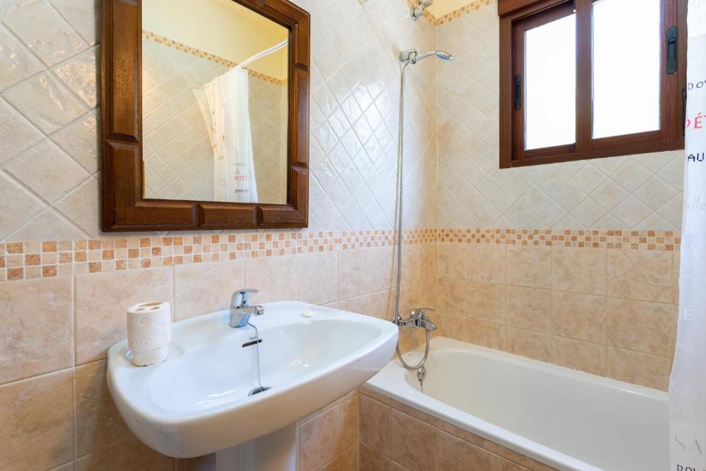 Koupelna v ubytování Cortijo La Reina
