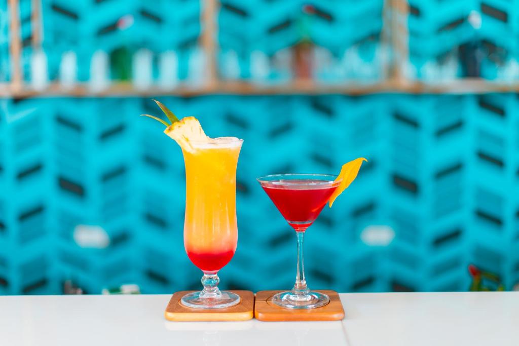Nápoje v ubytování Kana Triple L Hotel Phuket普吉岛卡娜3L酒店