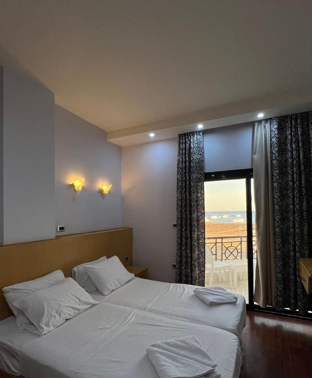 Voodi või voodid majutusasutuse sea view house toas