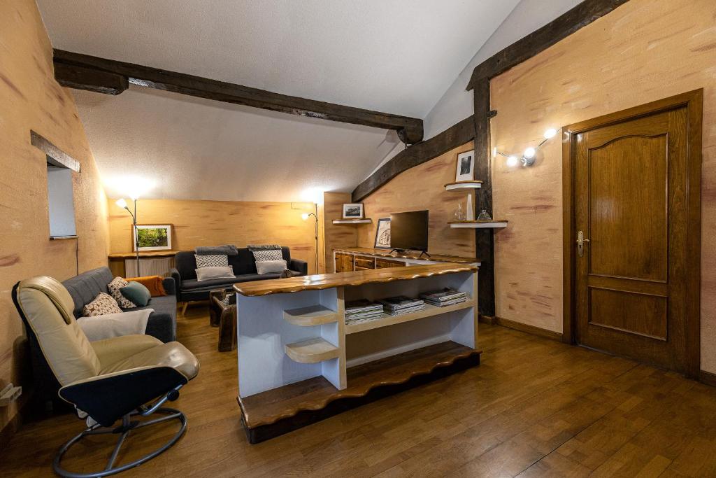Kuchyň nebo kuchyňský kout v ubytování Hostal Etxeberri