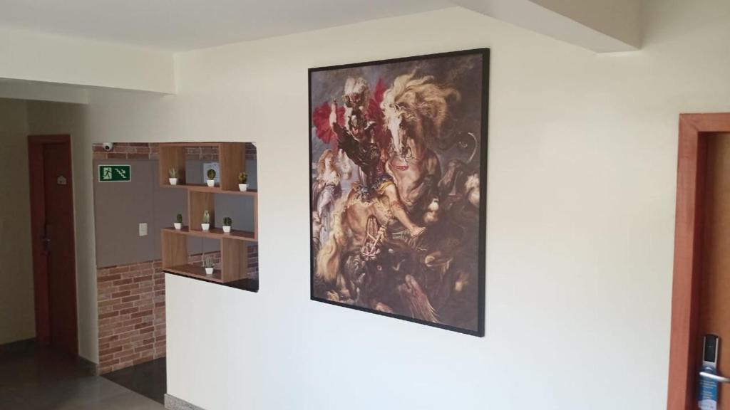 Kuchyň nebo kuchyňský kout v ubytování Edifício Master