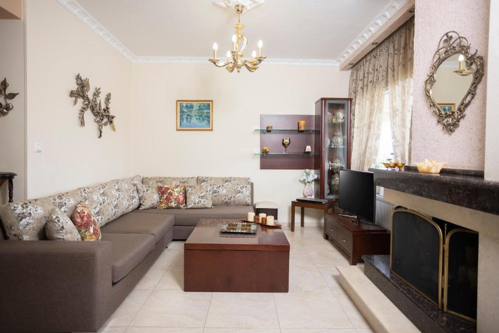 Część wypoczynkowa w obiekcie Holiday Villa