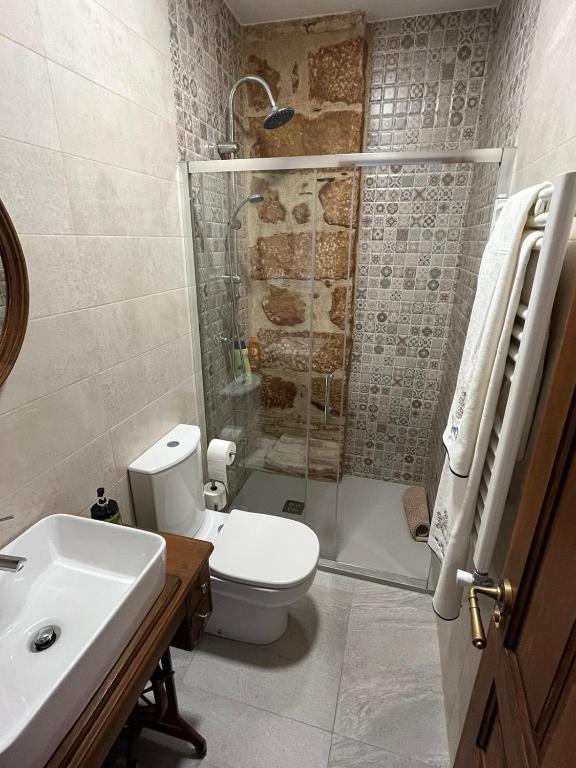 Koupelna v ubytování Casa Rural Verde Oliva