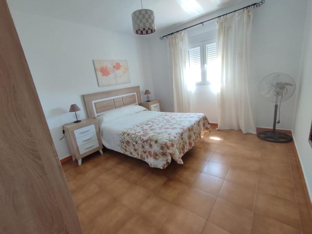 Posteľ alebo postele v izbe v ubytovaní Casa Rural El Laurel con piscina privada